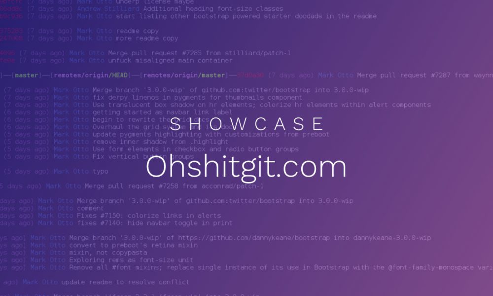 Showcase: Solve your Git errors with ohshitgit.com